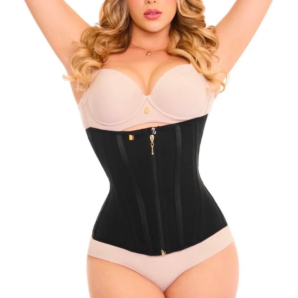Cinturilla Faja Corset Moldeadora Alta Compresión COLOMBIANA Reloj Arena extrema, 13 varillas, 2 capas de ajuste  + ENVIO GRATIS